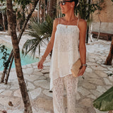 QUERIDA ECRU LACE TOP