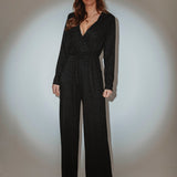 GLITTERING HOUR JUMPSUIT BLACK
