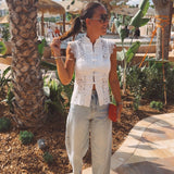 NACAR WHITE LACE BLOUSE