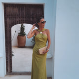 SEVILLA LIME GREEN DRESS