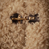 BEIGE TEDDY TWIST JACKET