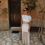 CELAYA ECRU SKIRT