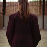 ADDISON BURGUNDY BLAZER