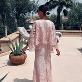 BABOUCHE PINK LACE DRESS