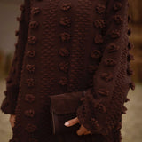 MIA BROWN AUTUMN DRESS