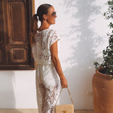 ES VEDRA ECRU LACE BLOUSE