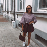 AINSLEY BORDEAUX SKIRT