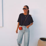 ANDREA DARK BLUE T-SHIRT