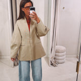 THALINA BEIGE BLAZER