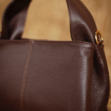 EMMA BROWN LEATHER BAG