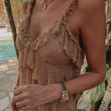 GUADALAJARA DARK BEIGE TWO-PIECE SET