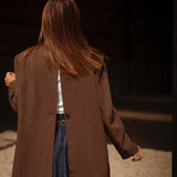 FALL IN THE AIR BROWN BLAZER