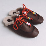 BROWN MULE LOAFER