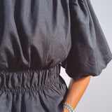 JAVEA BLACK BLOUSE