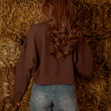 RIVE GAUCHE BROWN SWEATER