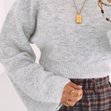 COLETTE GREY KNITTED SWEATER