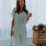 DEBORAH MINT JUMPSUIT