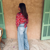 RIOJA RED SUMMER BLOUSE