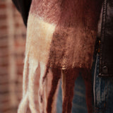 BROWN/BEIGE CHECKERED SCARF