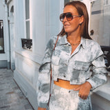 DARK GREY MARBLE JACKET