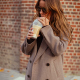 FORRESTINE LONG TAUPE COAT