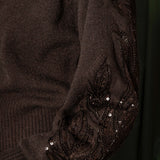 FROSTY BELLA BLACK SWEATER