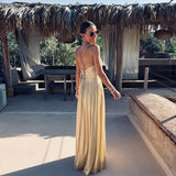 AMBER MEDINA GOLD DRESS