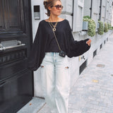 TRINLEY BLACK SWEATER