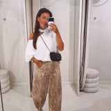 BAMBI TAUPE BALLOON JEANS 9253