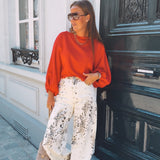 FIORA RED SWEATER