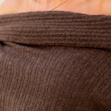 MARTINA BROWN KNITTED TWO-PIECE SET