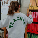 SWEATER TEACHER GREEN