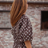 CODY BROWN POLKADOTS BLOUSE