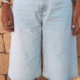 LIGHT BLUE DENIM BERMUDA SHORT 3337