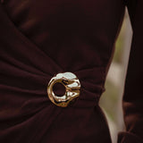 UTAH BROWN TWO-PIECE SET