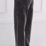 DARK GREY STRAIGHT LOOSE PANTS 710-G