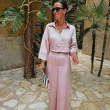 RISE AND SHINE PINK TWO-PIECE SET