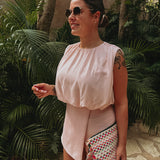 NOPAL LIGHT PINK PLAYSUIT