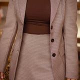 RACHEL BROWN PIED DE POULE BLAZER