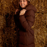 MARLENE BROWN PUFFER JACKET