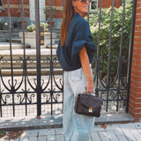 CELINE DARK BLUE BLOUSE