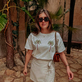 PALMTREE WHITE T-SHIRT