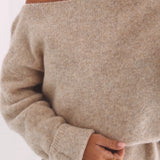 SABINE BEIGE CUT-OUT DRESS