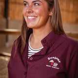 BONJOUR MON AMOUR BURGUNDY BLOUSE