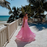NABILA ALLURE PINK ONE SHOULDER DRESS