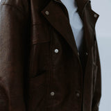 NELY BROWN LEATHER JACKET