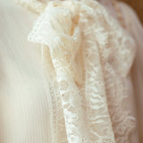 MONROE ECRU LACE BLOUSE