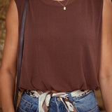 RUSTINE BROWN TOP
