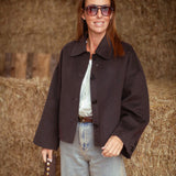 DUSTINE BROWN AUTUMN COAT