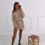 SABINE BEIGE CUT-OUT DRESS